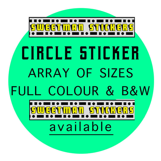 CIRCLE Stickers (various sizes available)